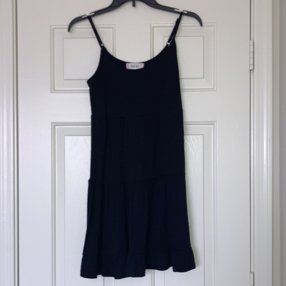 Sold - Pink Rose Little Black Dress - Picture 5 of 5